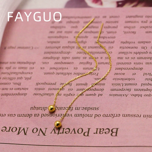 Модные серьги из нержавеющей стали, золото 18 карат, простой и элегантный дизайн