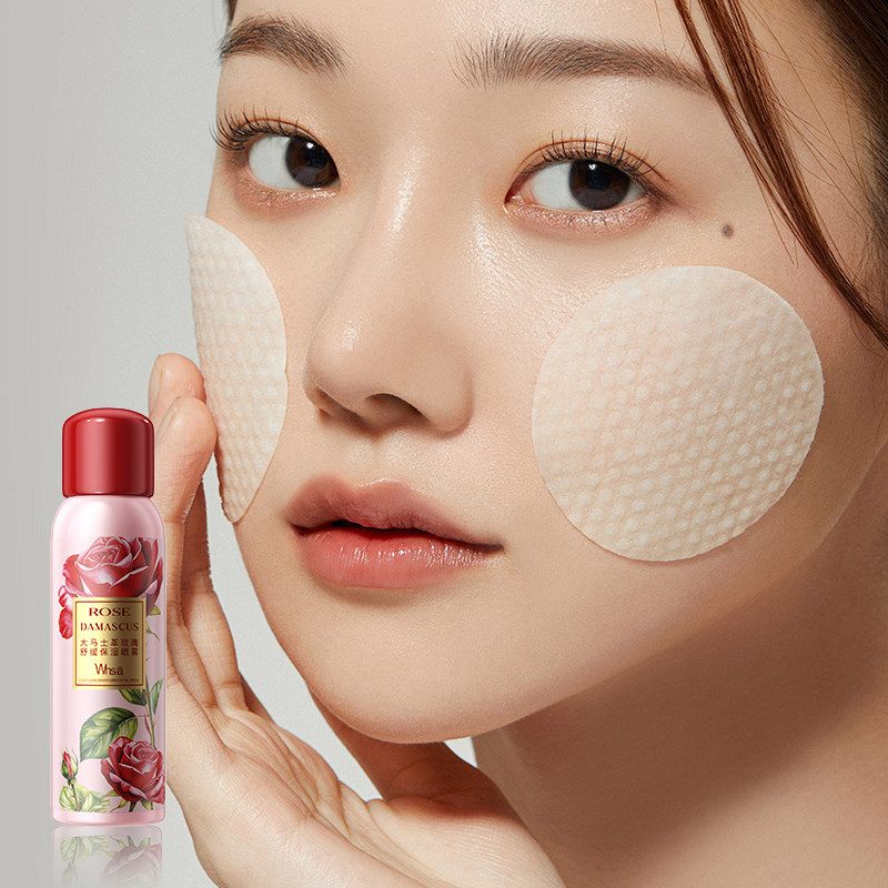 Whsa大马士革玫瑰舒缓保湿喷雾紧致抗皱温和修护控油补水舒缓喷雾