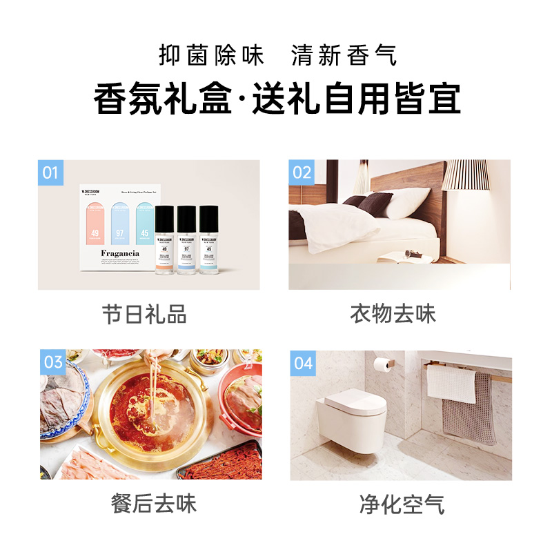 【推荐礼物】韩国wdressroom衣物香氛喷雾礼盒小众淡香水