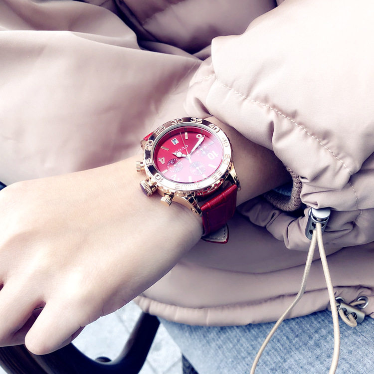 2022新品高级感霸气女简约气质手表 法洛蒂国产腕表
