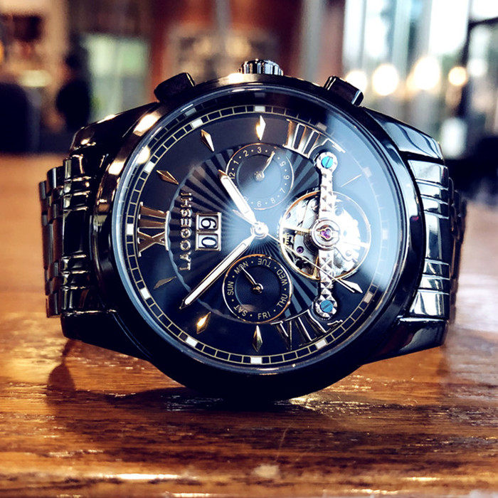 黑科技时尚潮流男士全自动机械表 法洛蒂国产腕表