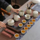 New Ru kiln ຄົບຊຸດຂອງຊຸດຊາ kung fu ສໍາລັບການຕ້ອນຮັບຫ້ອງການ