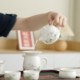 Suet-fat jade porcelain ຊຸດຊາ Kung Fu ສໍາເລັດ