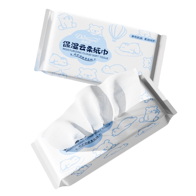 多美柔云柔巾10包保湿0添加
