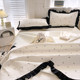Type A knitted double-layer gauze bed cover thickened sheets