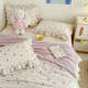 Ancient imitation cotton single bed cover three-piece set for tatami bed cover four seasons universal kang cover bed sheet bed cover thickened anti-slip