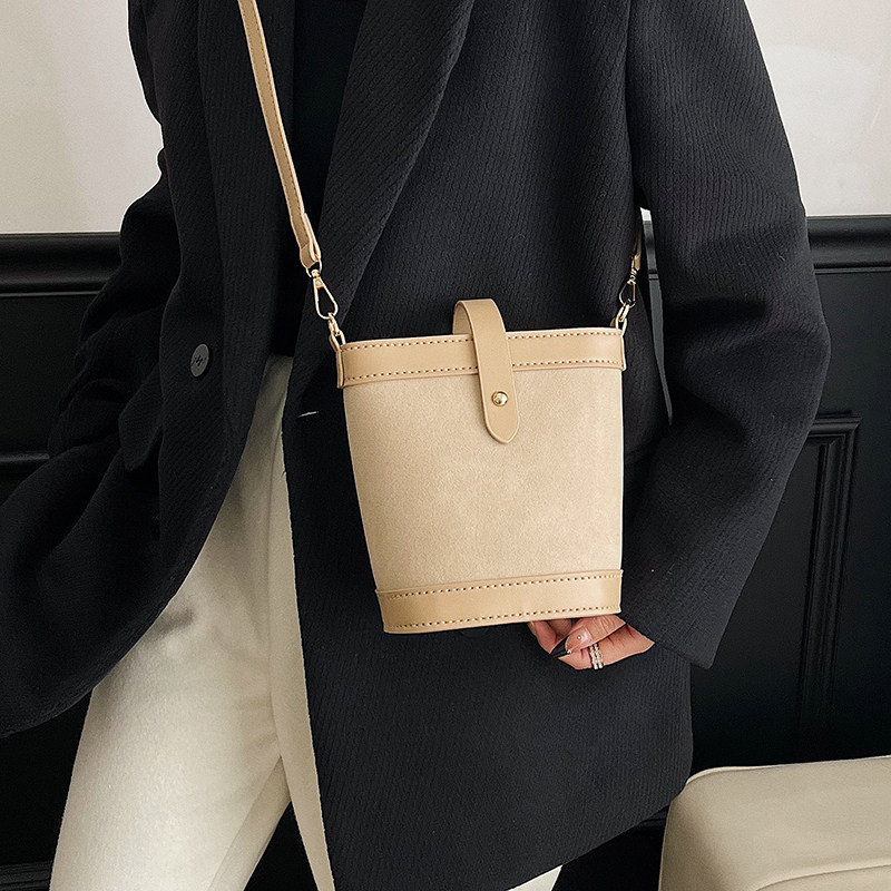 磨砂皮复古水桶包diy手工编织包包大容量仪式感礼物自制作材料包,淘宝优惠券,粉丝福利购,淘宝优惠卷