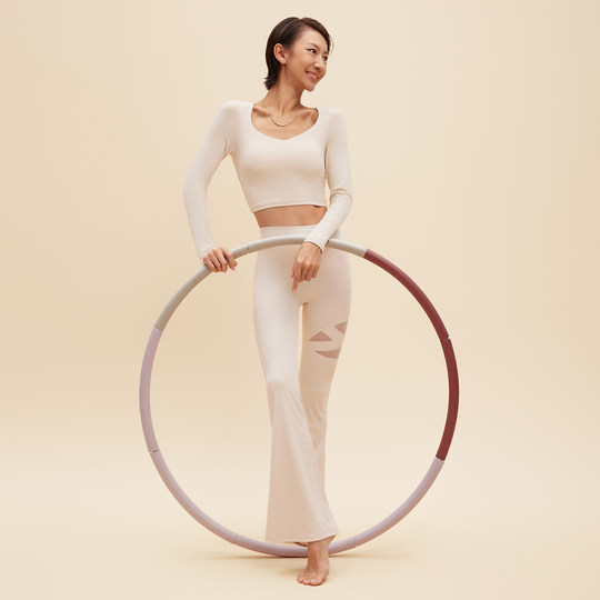 annerun无尴尬线瑜伽裤女高腰提臀鲨鱼裤外穿2025新款运动微喇裤