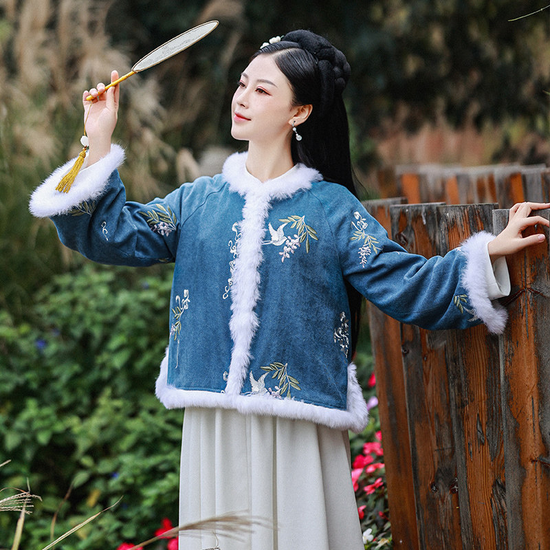 糖十一【鸢清】国风汉服外套冬季短衫 糖十一汉服