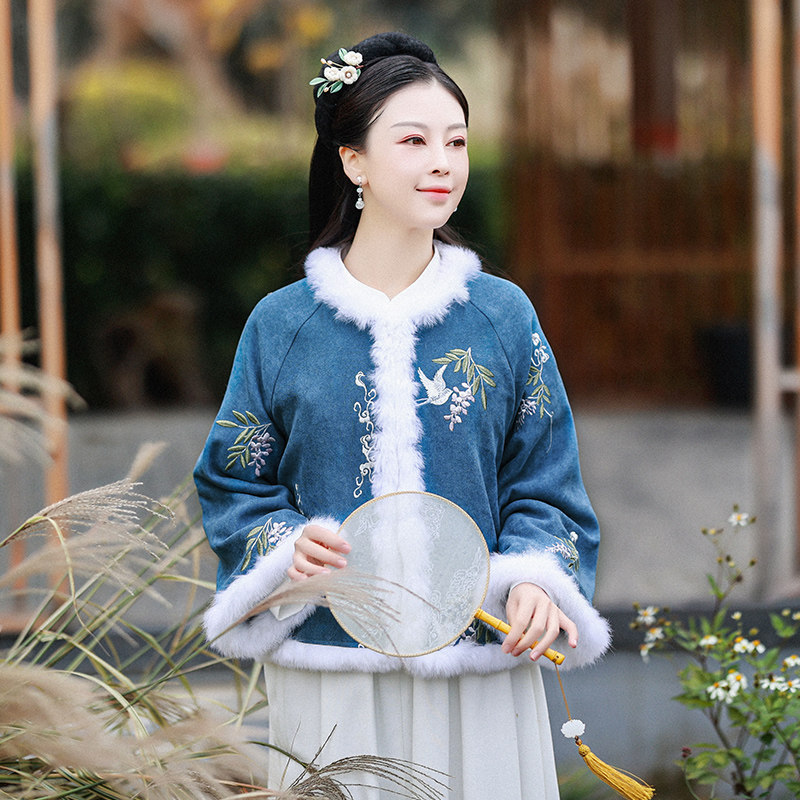 糖十一【鸢清】国风汉服外套冬季短衫 糖十一汉服