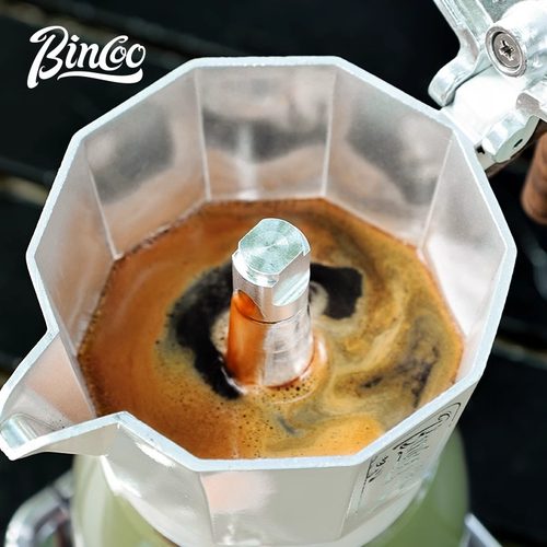 bincoo户外露营装备双阀摩卡壶套装便携家用浓缩小型意式咖啡壶 - 图2