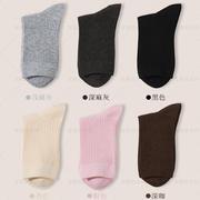 三枪羊毛保暖袜子中长筒