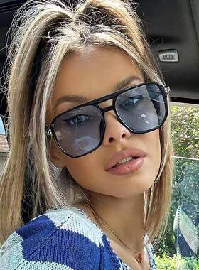 4-Pack Unisex Y2K Aviator Sunglasses - Lightweight Polarized