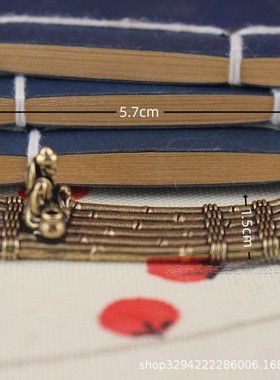 2026纯黄铜竹排香插摆件复古渔翁独钓熏香香托工艺礼品办公室桌面