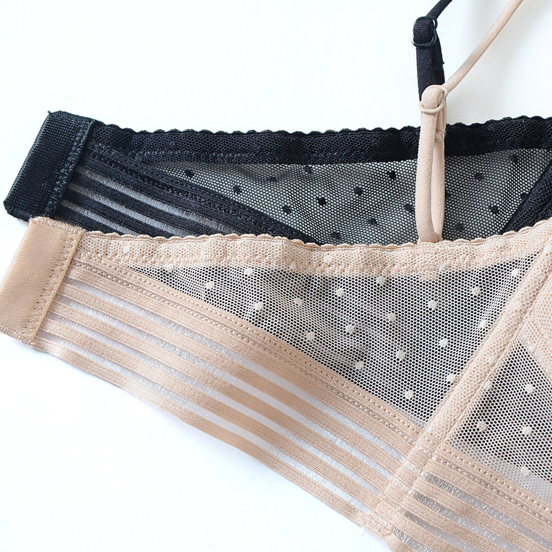 大u型美背露背无钢圈夏季背心抹胸 骤变文胸