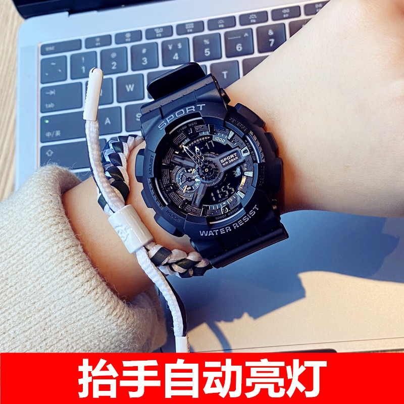 炫酷非机械个性运动韩版学生电子表 雅述国产腕表