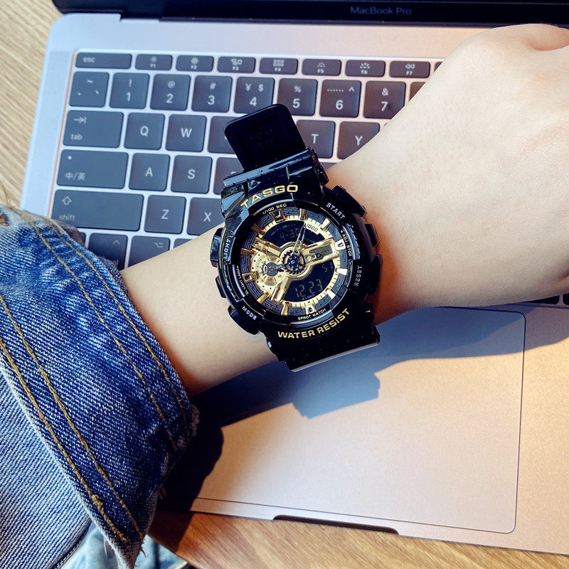 青少年机械初高中学生潮流女电子表 雅述国产腕表