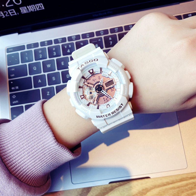 男机械运动潮流中学生情侣女电子表 雅述国产腕表