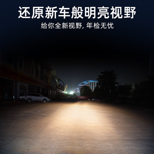 FSL佛山照明12V汽车卤素灯泡车灯大灯H1H4H7近光远光雾灯55W超亮 - 图2