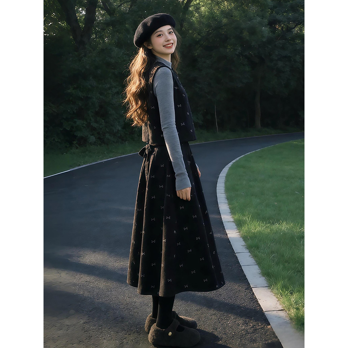 法式漂亮高级感气质马甲套装连衣裙女2026春季新款减龄显瘦长裙子,淘宝优惠券,粉丝福利购,淘宝优惠卷