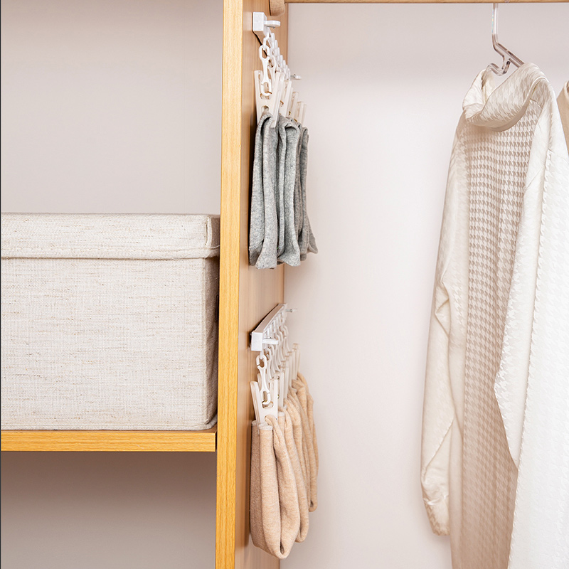 放袜子的架子衣柜侧边袜子收纳挂袋袜夹挂式收纳衣柜里的收纳神器,淘宝优惠券,粉丝福利购,淘宝优惠卷