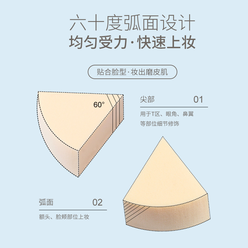12个装美妆蛋葫芦海绵不吃粉粉扑 annnoah化妆/美容工具