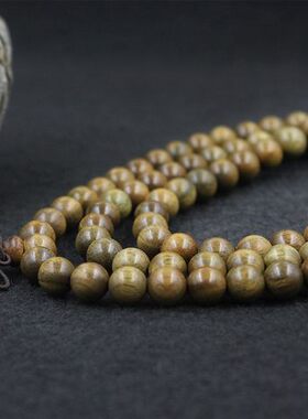 手串香味绿檀顺纹手钏手链小饰品木手小孔红木佛珠同料