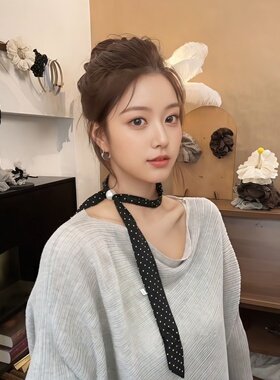 丝巾女领巾发带百搭装饰围巾