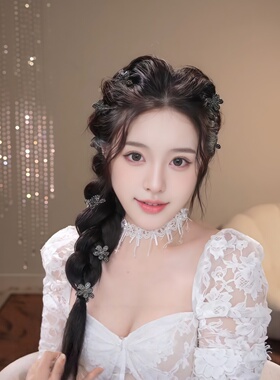 发夹女抓夹公主头发卡刘海夹