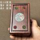 Antique antique rosewood inlaid shell gem machine box jewelry box mahogany mother-of-pearl pull-out box Luban box