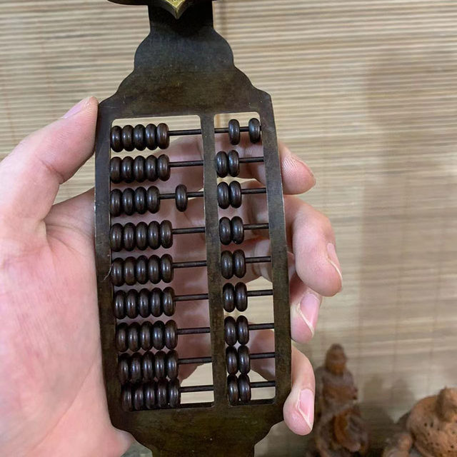 Gilt Ruyi household antique antique pure copper retro