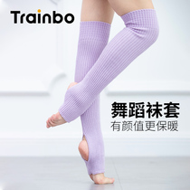 Ballet Dancing Protective Leg Socks Set Children Warm Adults Winter Care Kneecap Girl Over Knee Practice Yoga Long Silo Pile Socks