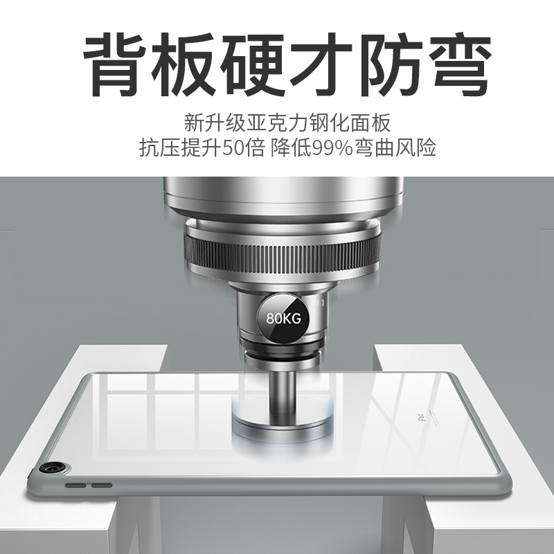 Balueus适用ipad9保护套ipad9代保护壳苹果平板电脑ipad8壳套10.2寸硅胶超薄透明防摔防弯八代第九代9th无盖 - 图3