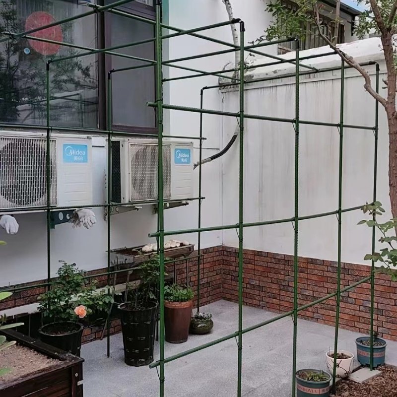 户外庭院花架番茄青瓜豆角植物爬藤架园艺菜园蔷薇月季盆栽支撑杆,淘宝优惠券,粉丝福利购,淘宝优惠卷
