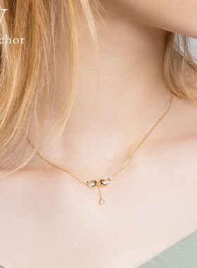 双鱼座不掉色轻奢小众小鱼女项链