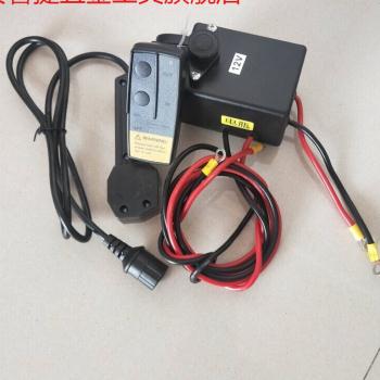 新品电动绞盘无线遥控器12V24V绞盘配件继电器车载吊机开关接收发 - 图0