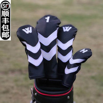 New versatile classic striped wooden pole sleeve golf clubhead sleeve head cover protective sleeve head cap sleeve