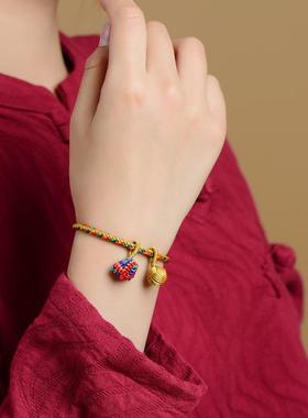 2025端午节五彩绳手绳婴儿宝宝儿童成人款五色线手工diy编织绳子