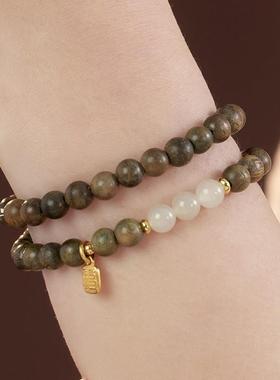 2025阿根廷绿檀手串文玩佛珠檀香木质盘玩手持女民族风手链男工厂