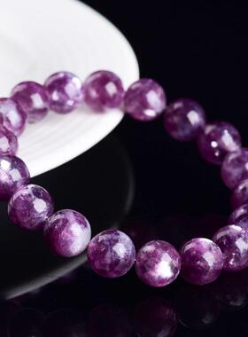 2025蓓蓓福水晶 天然紫色祖母晶手链 紫祖母晶手串 粉祖母晶手串