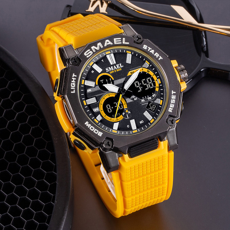 钢铁之心青少年电子高中学生手表 canext国产腕表