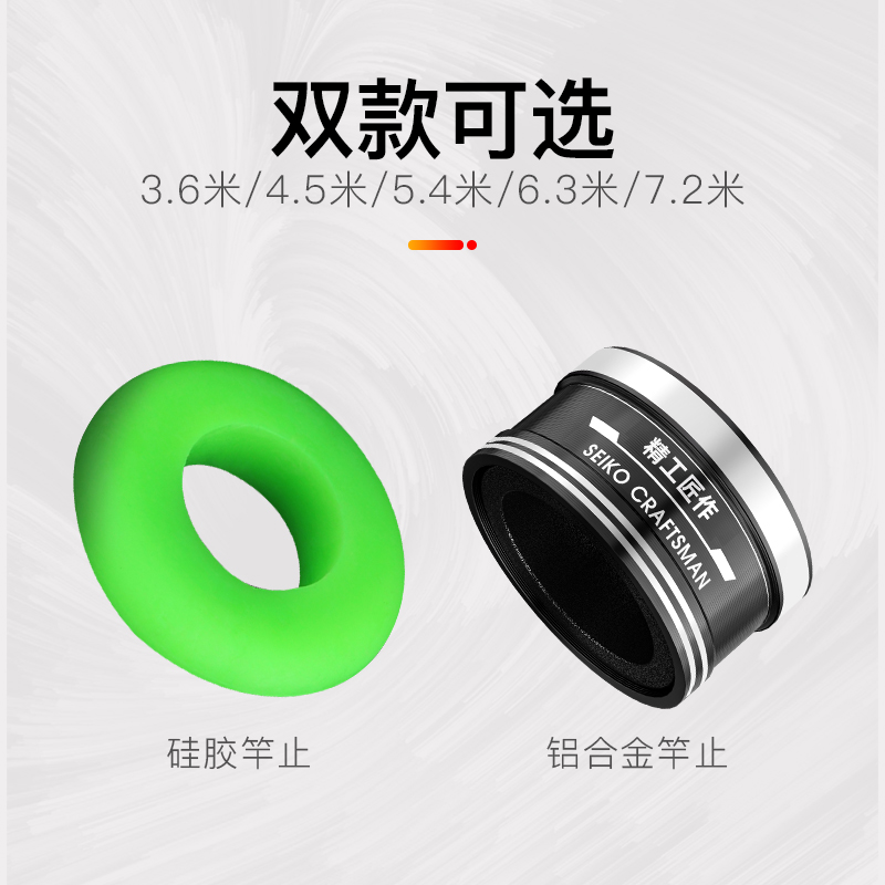 创威鱼竿竿止通用硅胶O型圈杆止圈荧光防滑圈渔具钓鱼垂钓小配件-图0