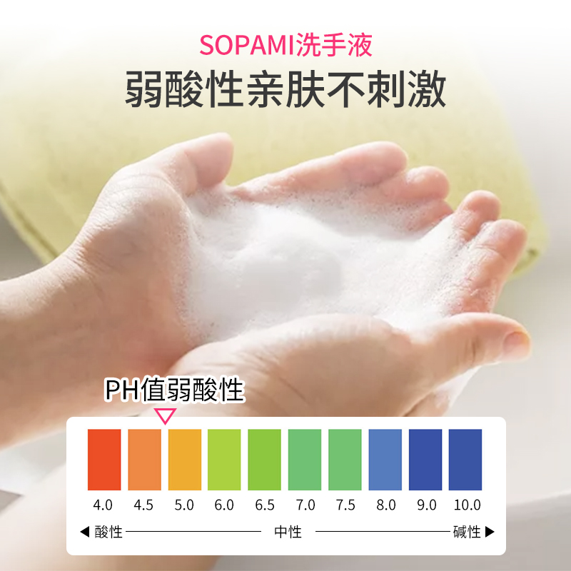 润昌鑫家居专营店泡沫型洗手液杀菌消毒儿童小孩宝宝用家用卫生抑菌洗手凝胶补充装1