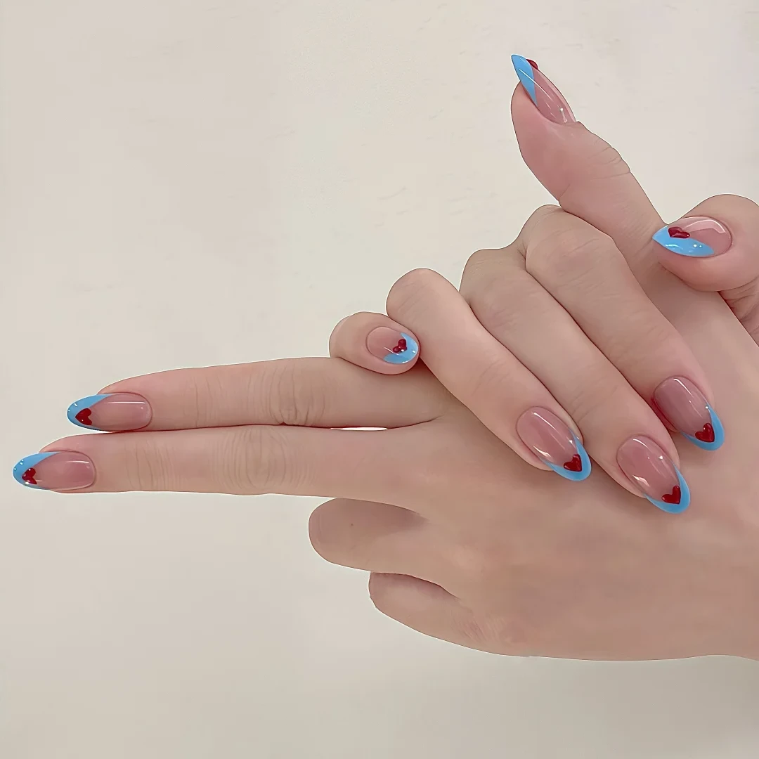 Maxfine秋冬新款法式猫眼珍珠链条显白椭圆高级感爆款手工穿戴甲,淘宝优惠券,粉丝福利购,淘宝优惠卷