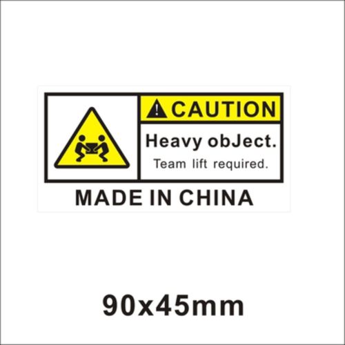 亚马逊FBA超重标签 警告标签 Team Lift标签 Heavy Package贴纸B - 图2