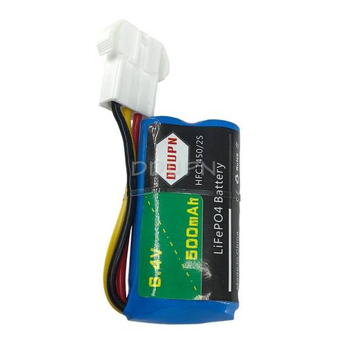 6.4V 500mAh HFC1450锂电池EL4.5-3P插头遥控模型玩具车船配件-图0