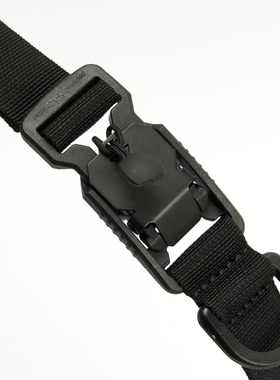 BAGJACK黑色V型扣腰带