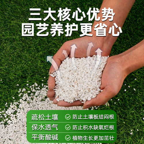 硬质珍珠岩保温透气养花专用颗粒多肉蛭石育苗兰花园艺专用营养土 - 图2