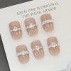 Explosive manicure ring with diamond material package Internet celebrity diamond ring