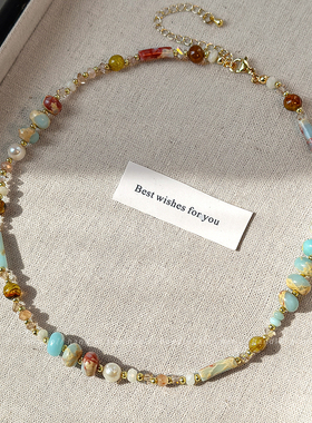 梦游海笙~不规则天然轻奢项链女